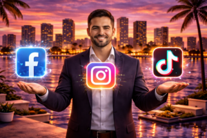 Facebook, Instaram of tiktok